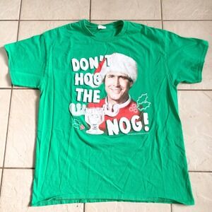 Christmas Vacation Clark Griswold Don't‎ Hog the Nog T Shirt Funny Holiday Tee